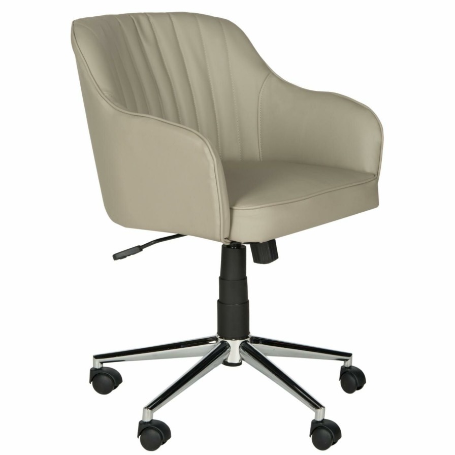 Office Chairs * | Flash Sale Executive Chairs Safavieh Hilda Adjustable Desk Chair