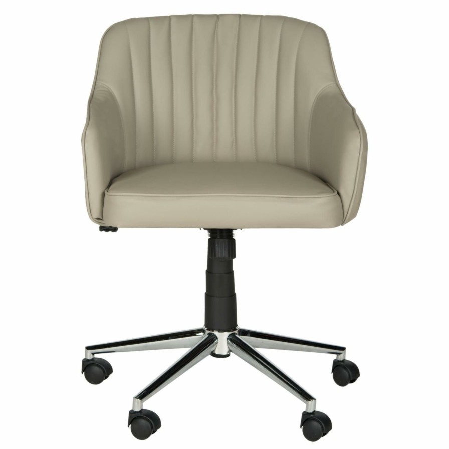 Office Chairs * | Flash Sale Executive Chairs Safavieh Hilda Adjustable Desk Chair