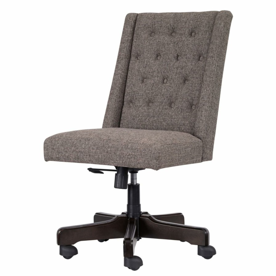 Office Chairs * | Wholesale Executive Chairs Signature Design By Ashley Home Office Executive Swivel Task Chair Graphite