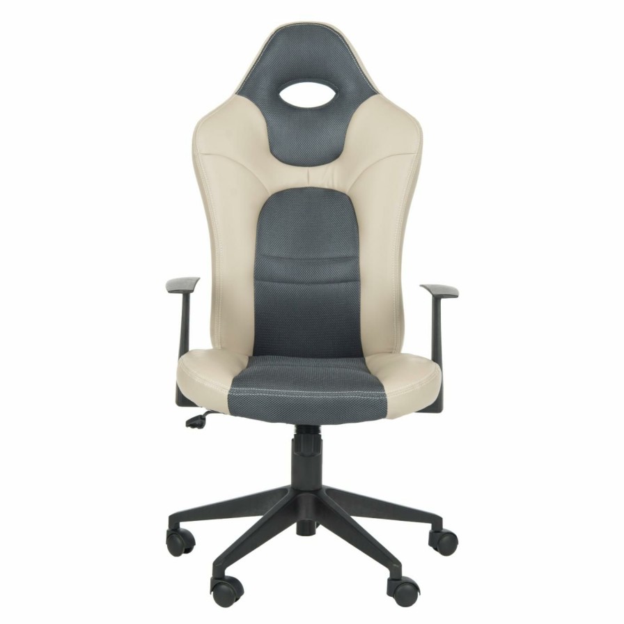 Task Chairs * | Discount Task Chairs Safavieh Belinda Desk Chair Grey