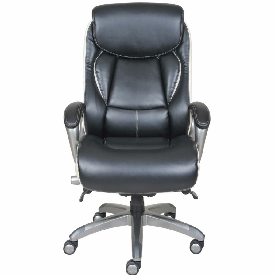 Task Chairs * | Top 10 Task Chairs Serta Smart Layers Executive Office Chair