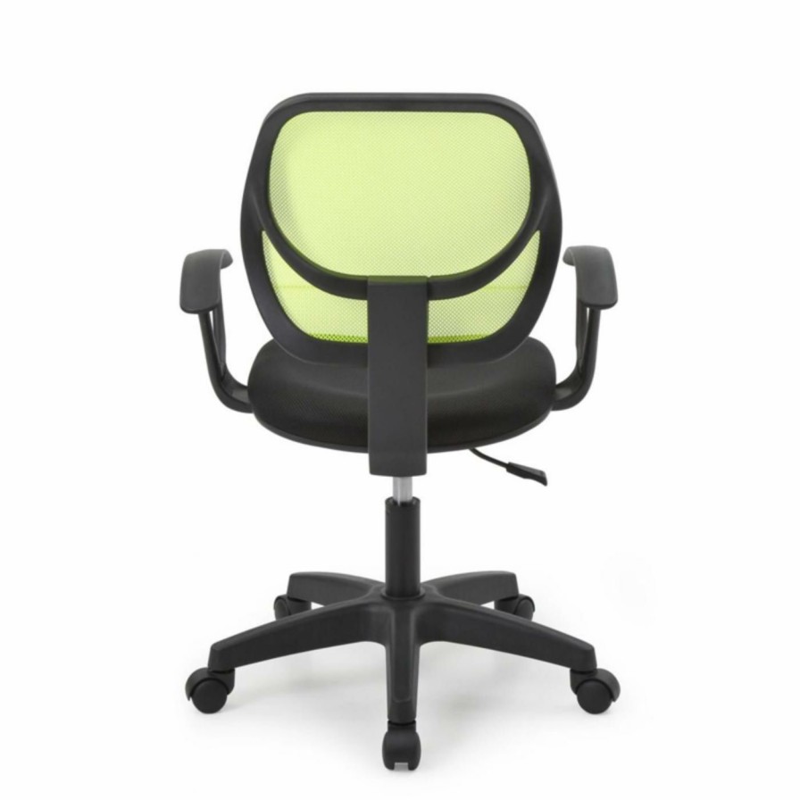 Task Chairs * | Best Pirce Hodedah Imports Task Chairs Hodedah Hi-5006 Mesh Task Chair Black