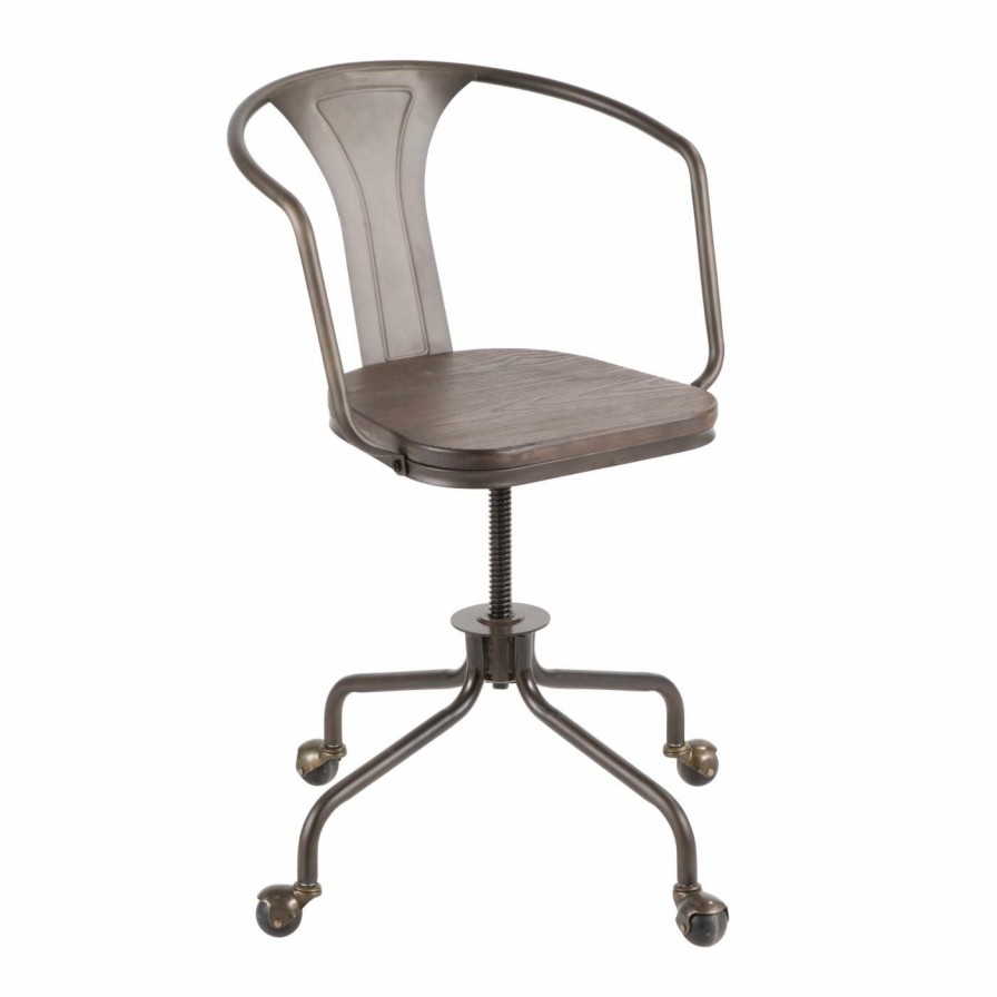 Task Chairs * | Wholesale Task Chairs Lumisource Oregon Adjustable Task Chair