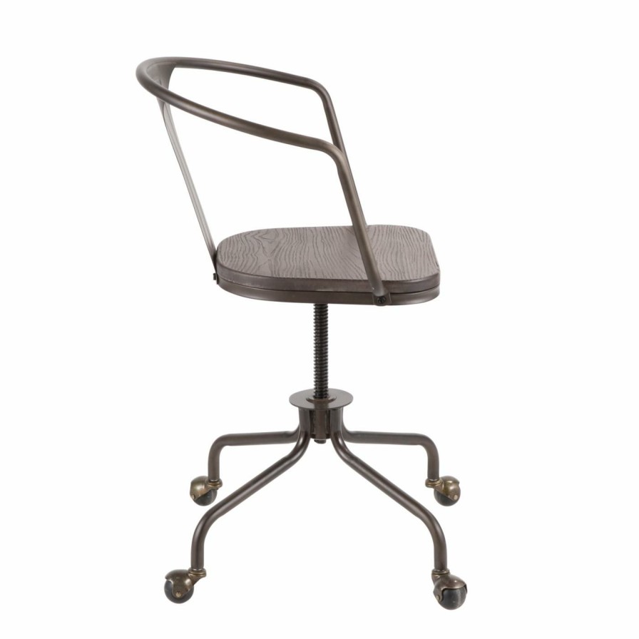 Task Chairs * | Wholesale Task Chairs Lumisource Oregon Adjustable Task Chair