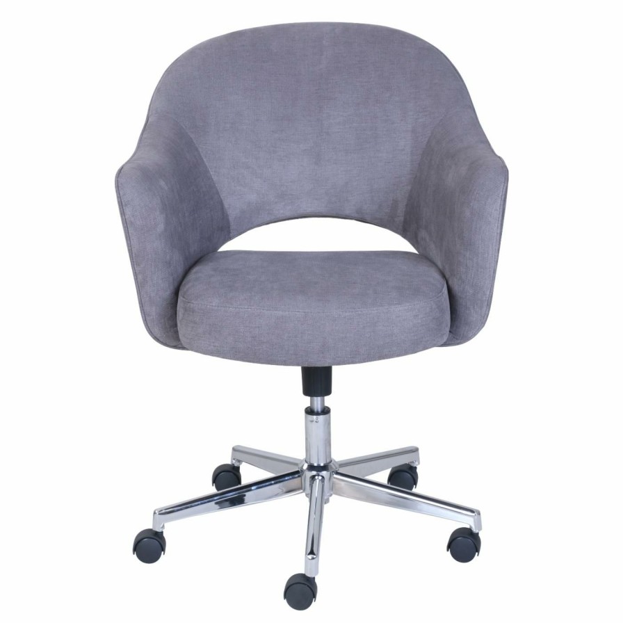 Office Chairs * | Flash Sale Executive Chairs Serta Valetta Home Office Chair Dovetail Gray