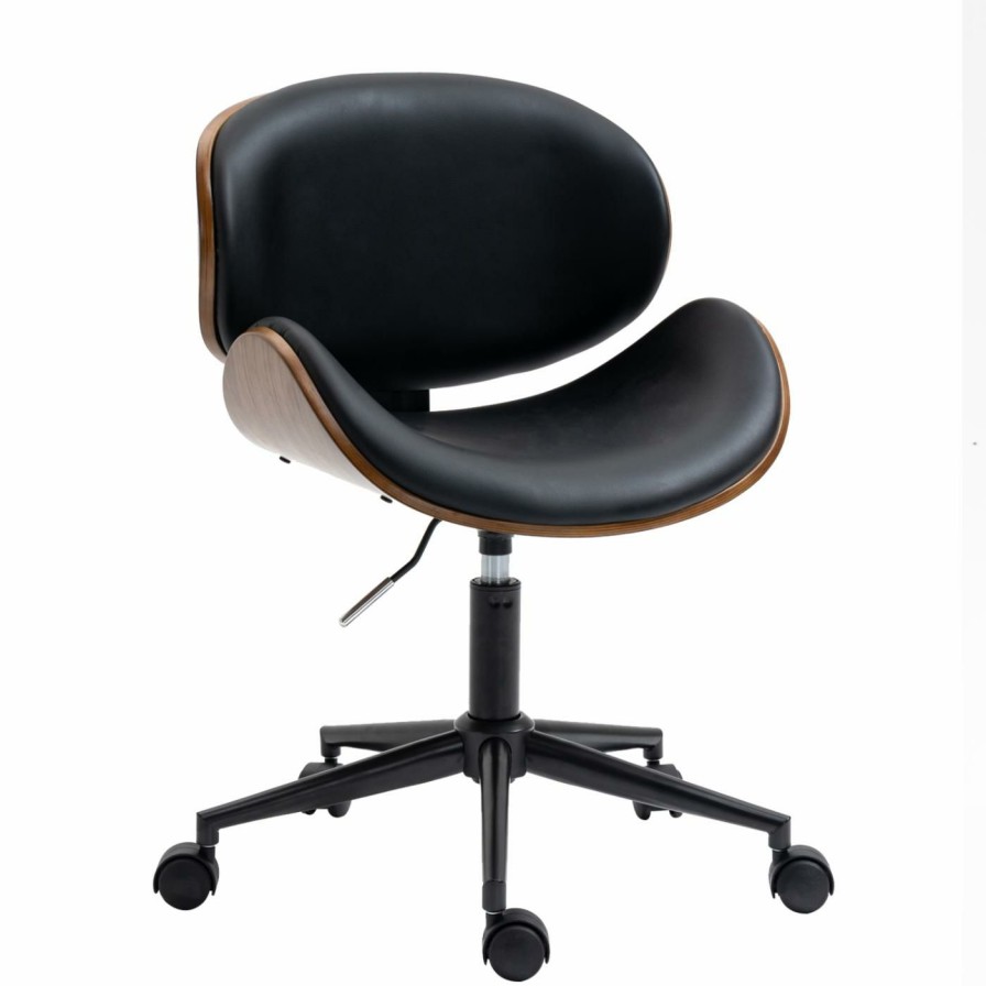 Task Chairs * | Cheap Os Home And Office Furniture Task Chairs Os Home And Office Swivel Wood Back Home Office Chair