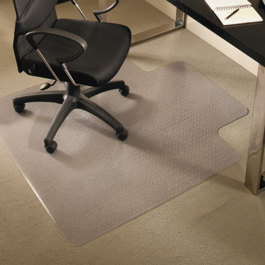 Computer Chair Mats * | Best Pirce Computer Chair Mats Es Robbins 45 X 53 Multi-Task Series Anchorbar Lip Chair Mat