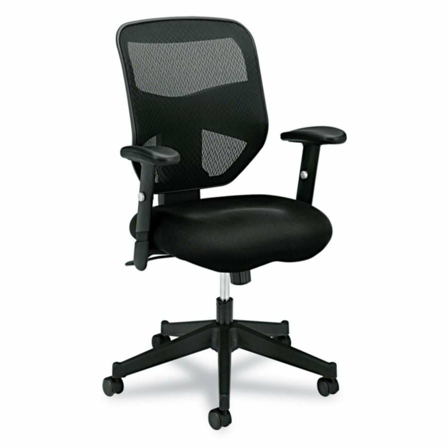 Task Chairs * | Coupon Task Chairs Basyx By Hon Vl531 High-Back Work Chair Black