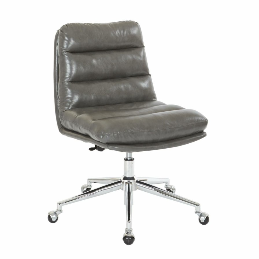 Office Chairs * | Deals Executive Chairs Osp Home Furnishings Legacy Faux Leather Office Chair