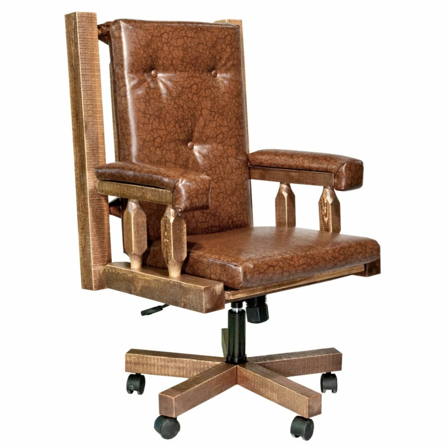 Office Chairs * | Best Reviews Of Executive Chairs Montana Woodworks Homestead Office Chair