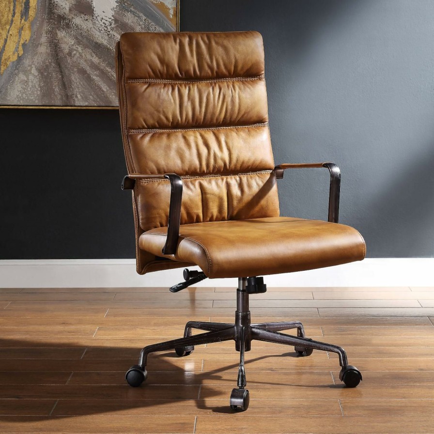 Office Chairs * | Top 10 Executive Chairs Acme Furniture Jairo Adjustable Executive Office Chair