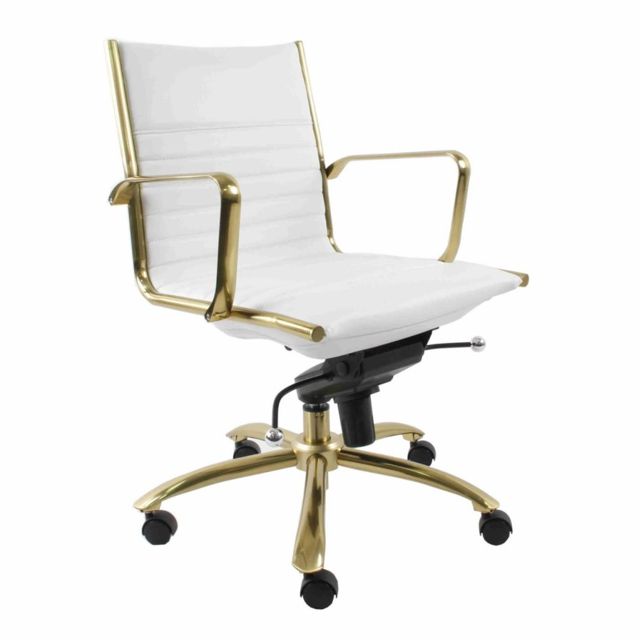 Task Chairs * | Discount Task Chairs Euro Style Dirk Mid-Back Office Chair