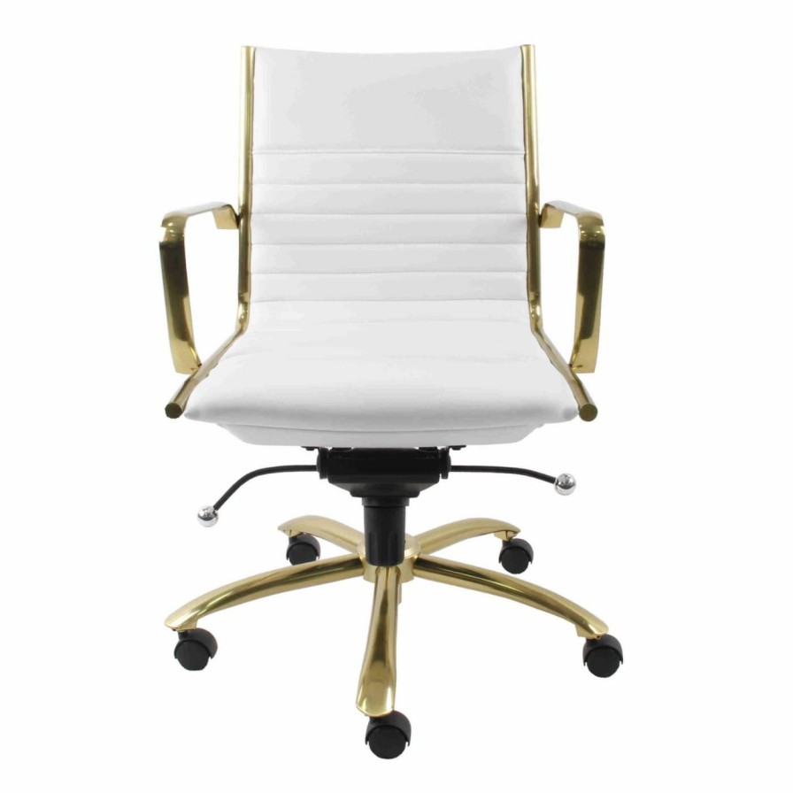 Task Chairs * | Discount Task Chairs Euro Style Dirk Mid-Back Office Chair