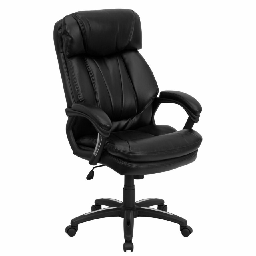 Office Chairs * | Hot Sale Executive Chairs Flash Furniture Hercules Series High Back Executive Office Chair Black