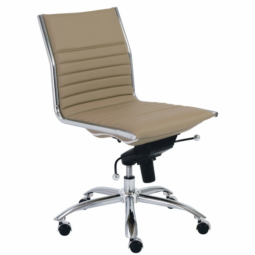 Task Chairs * | New Task Chairs Euro Style Dirk Low Back Office Task Chair