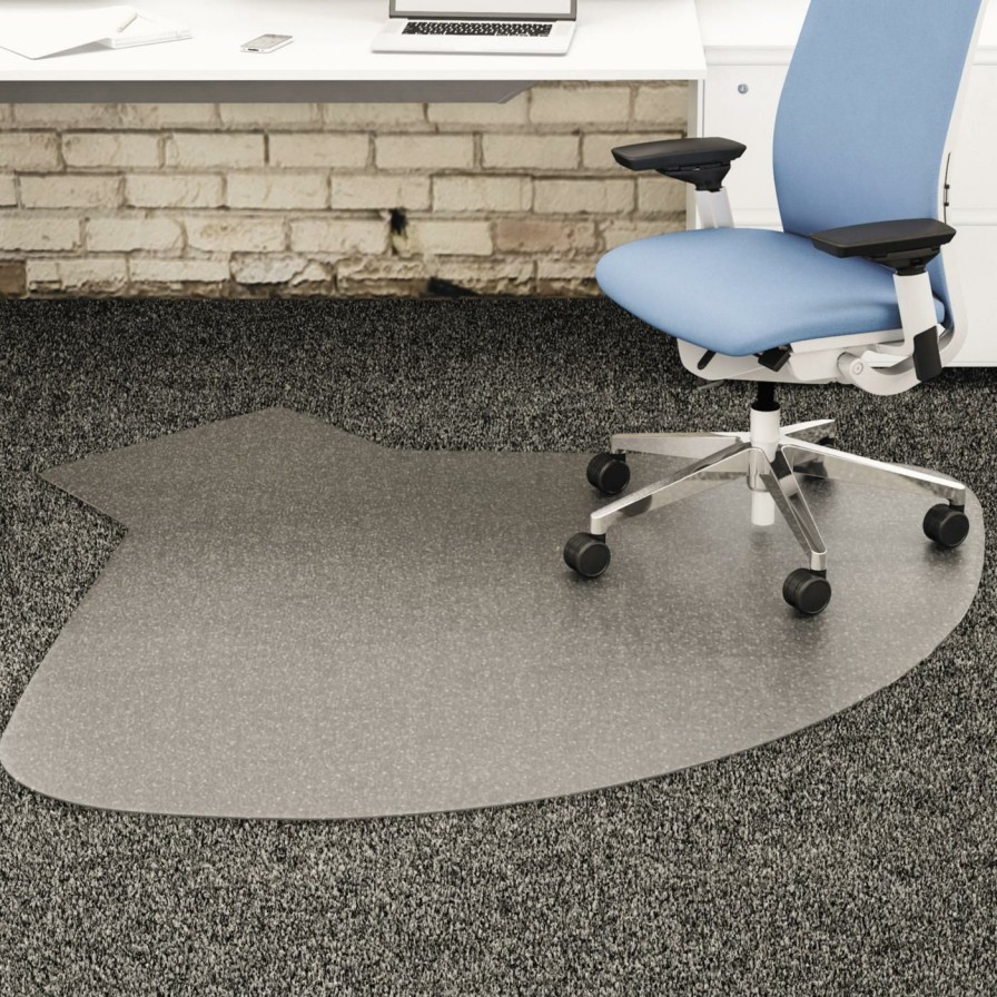 Computer Chair Mats * | Top 10 Computer Chair Mats Deflect-O 60 X 66 Supermat Chair Mat For Medium Pile Carpet