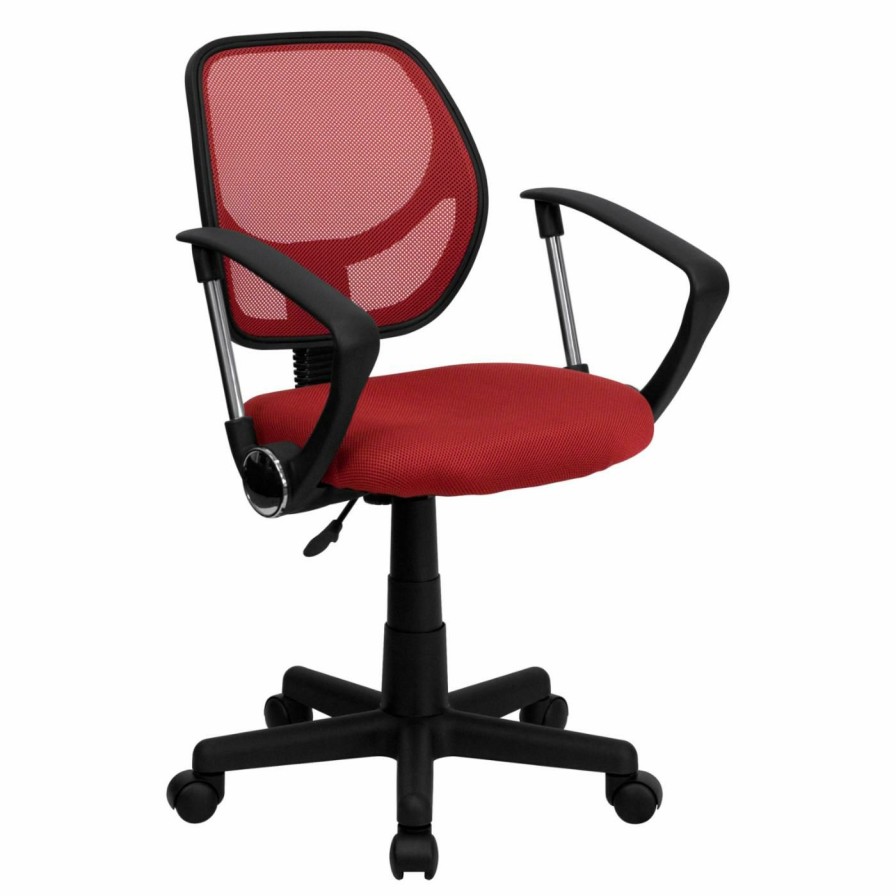 Task Chairs * | Best Pirce Task Chairs Flash Furniture Mid-Back Task Chair And Computer Chair