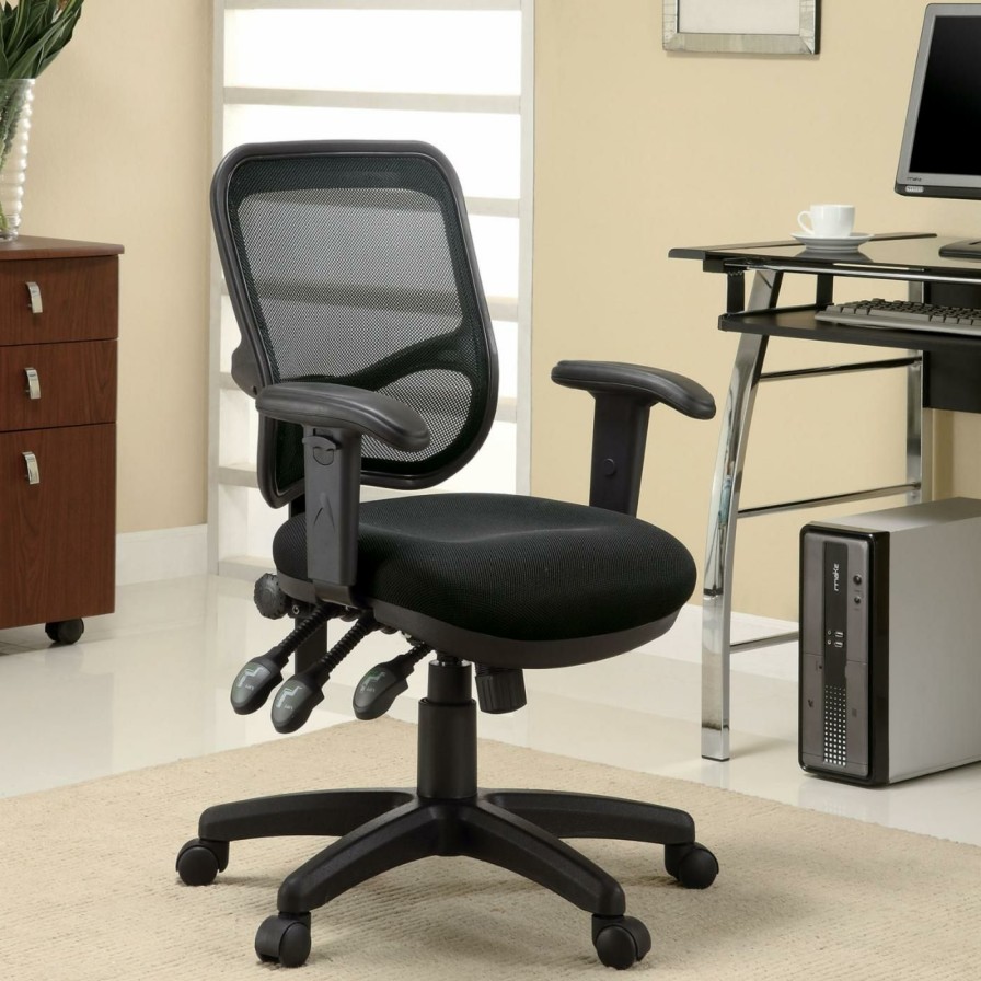 Task Chairs * | Discount Task Chairs Coaster Furniture High Back Office Task Chair