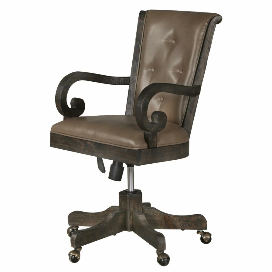 Office Chairs * | New Executive Chairs Magnussen Bellamy Fully Upholstered Desk Chair