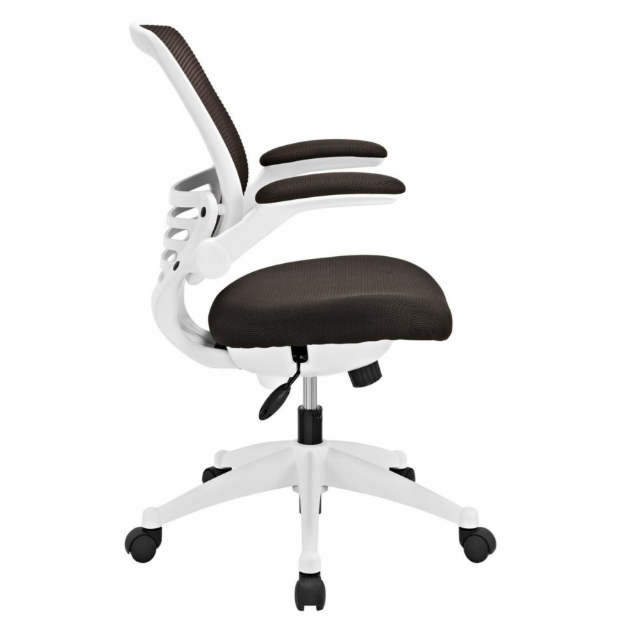 Office Chairs * | New Executive Chairs Modway Edge White Base Office Chair