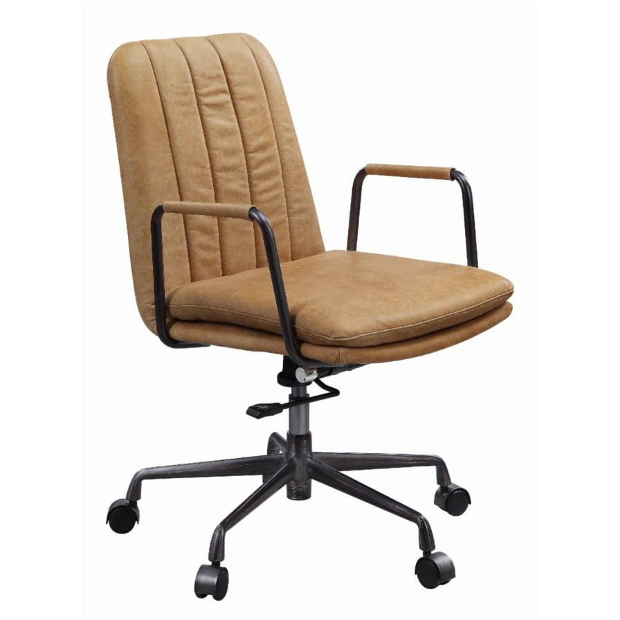 Task Chairs * | Best Deal Task Chairs Acme Furniture Eclarn Leather Office Chair